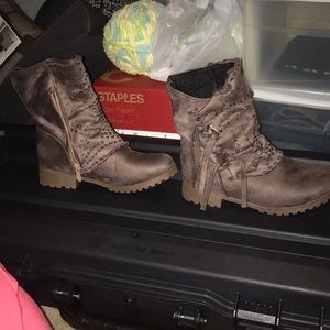Brown boots